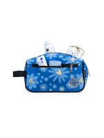 Necessaire feminina margaridas azul