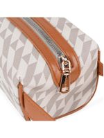 Necessaire de viagem feminina média monograma bg bege