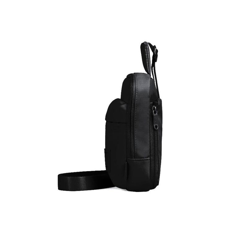 Shoulder bag feminina esportiva puff preta