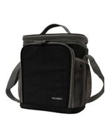 Lancheira térmica com 3 potes bagaggio fitness preta