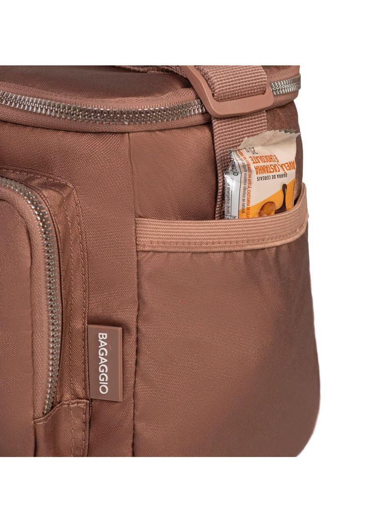 Lancheira térmica juvenil feminina perolada cobre