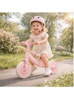 Bicicleta De Equilíbrio Infantil Sem Pedal Rosa Regulável