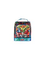 Lancheira térmica infantil masculina vingadores preta