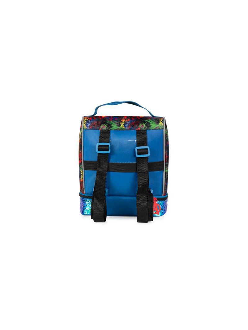 Lancheira térmica infantil masculina vingadores preta