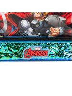 Lancheira térmica infantil masculina vingadores preta