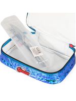 Lancheira térmica infantil masculina vingadores preta