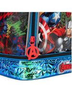 Lancheira térmica infantil masculina vingadores preta