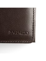 Carteira masculina de couro porta documentos newton marrom