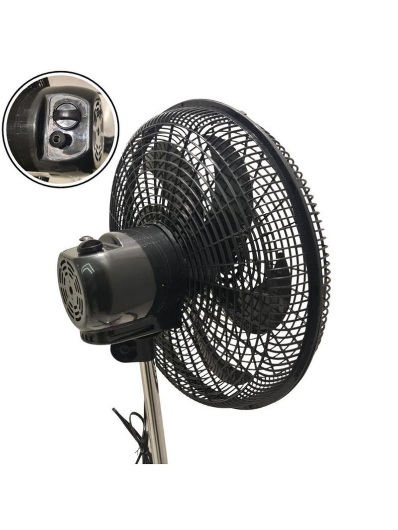 Ventilador Silencioso Pedestal Coluna 50cm 3 Velocidades Altura Ajustável 1,30m 18pol 6 Pas 60w 60hz 110v
