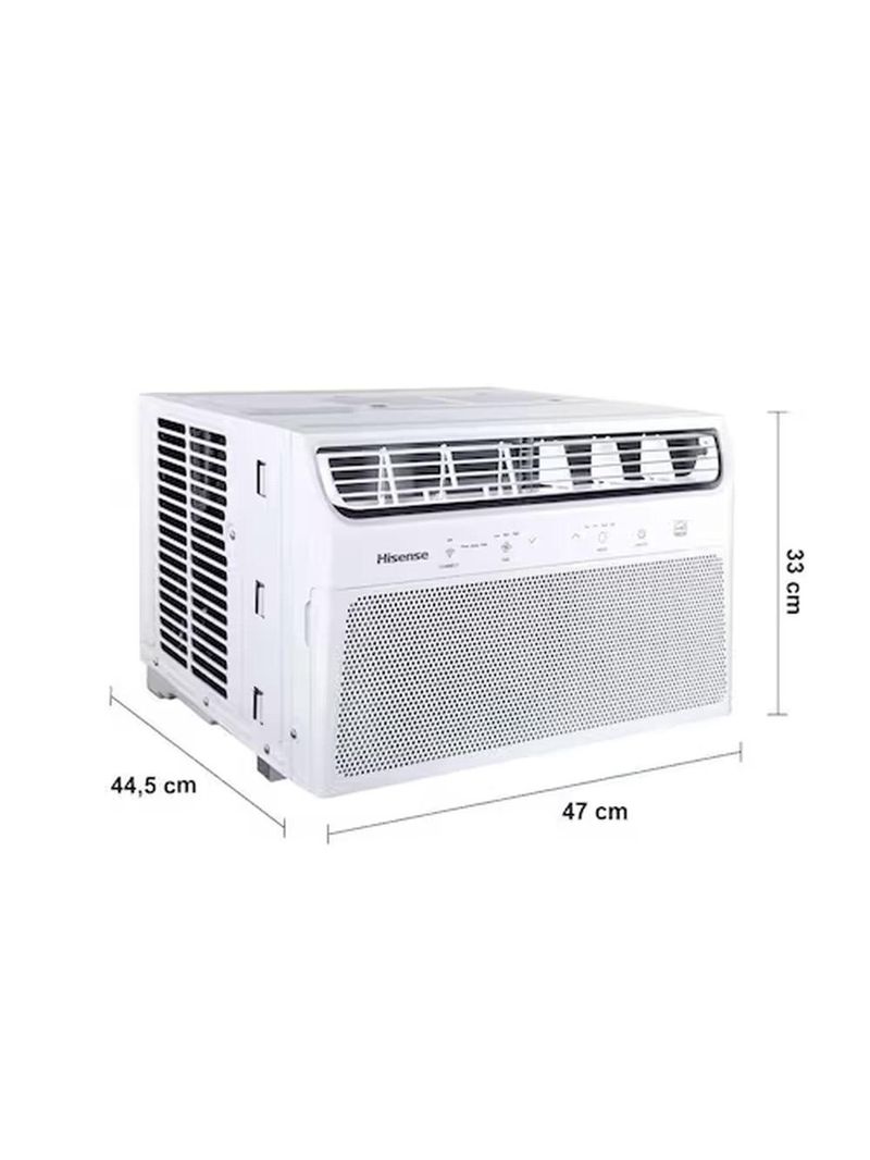 Ar-condicionado de janela hisense aw-08cwbrvgu02 wi-fi 7500 btus frio branco – 110v
