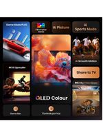 Smart tv 55” 4k uhd hisense qled 55q6qv hdr10 dolby atmos vidaa u9 preta