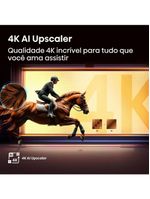 Smart tv 55” 4k uhd hisense qled 55q6qv hdr10 dolby atmos vidaa u9 preta