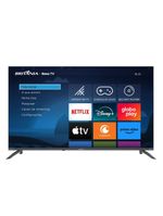 Smart tv 50" britânia ultra hd led btv50va4regb com sistema operacional roku tv, dolby audio, processador quad-core, entradas usb e hdmi