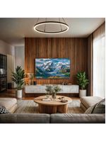 Smart tv 50" britânia ultra hd led btv50va4regb com sistema operacional roku tv, dolby audio, processador quad-core, entradas usb e hdmi