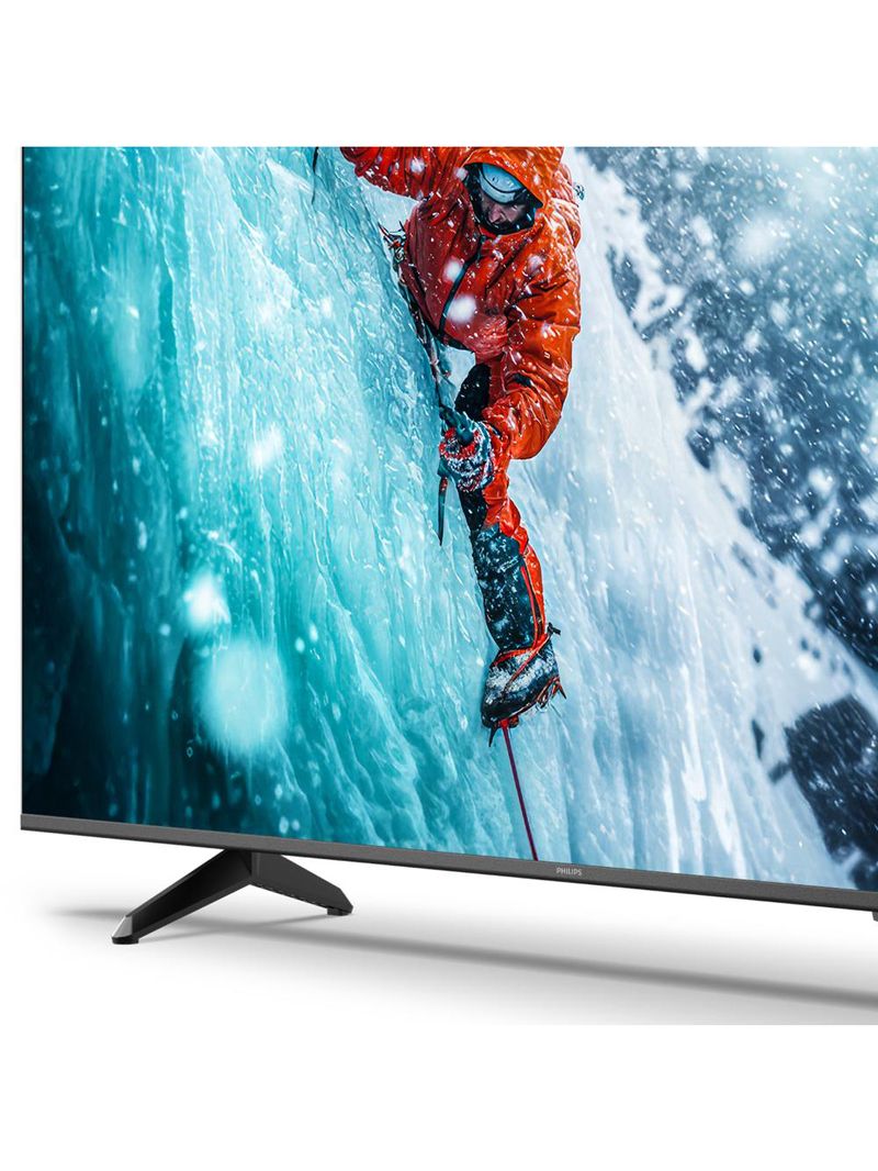 Smart tv 50" 4k philips 50pug7300/78 uhd titan os pixel precise comando de voz preta