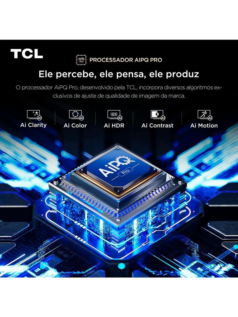 Smart tv 98” tcl 98c6k 4k qd-mini led google tv 144hz