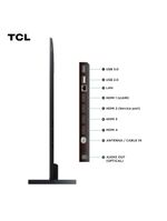 Smart tv 98” tcl 98c6k 4k qd-mini led google tv 144hz