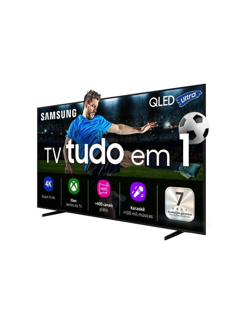 Smart tv samsung 75” 4k qled ultra qn75q7faagxzd vision ai xbox cloud gaming controle por gestos