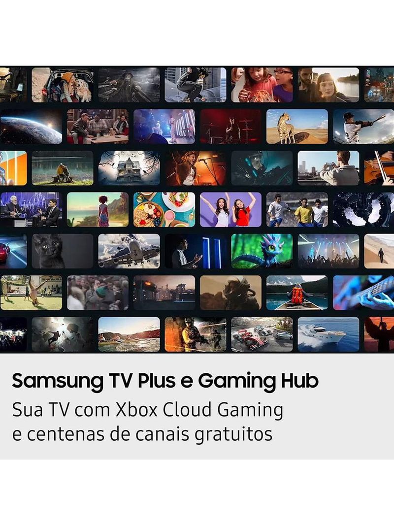 Smart tv 75" 4k samsung 75u8600f crystal hdr tizen alexa e xbox gaming
