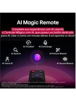 Smart tv 65" 4k lg 65nano80asa nanocell processador a7 ai gen8 webos 25 charcoal black