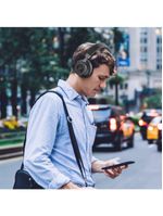 Fone de ouvido philco pfo05btsg concert headphone bluetooth cancelamento de ruído bateria até 30h preto