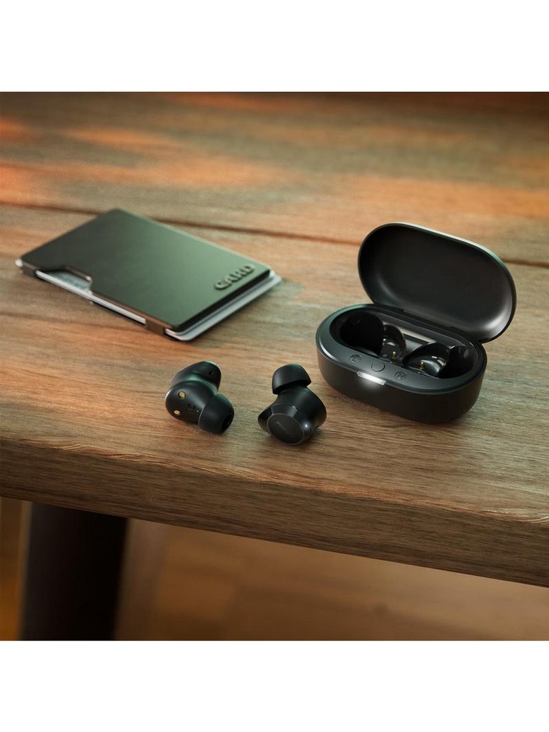Fone de ouvido bluetooth philips tat1209bk/00 com microfone - preto