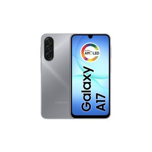 Celular samsung galaxy a17 4g tela 6.7" 256gb super amoled câmera tripla 50mp cinza