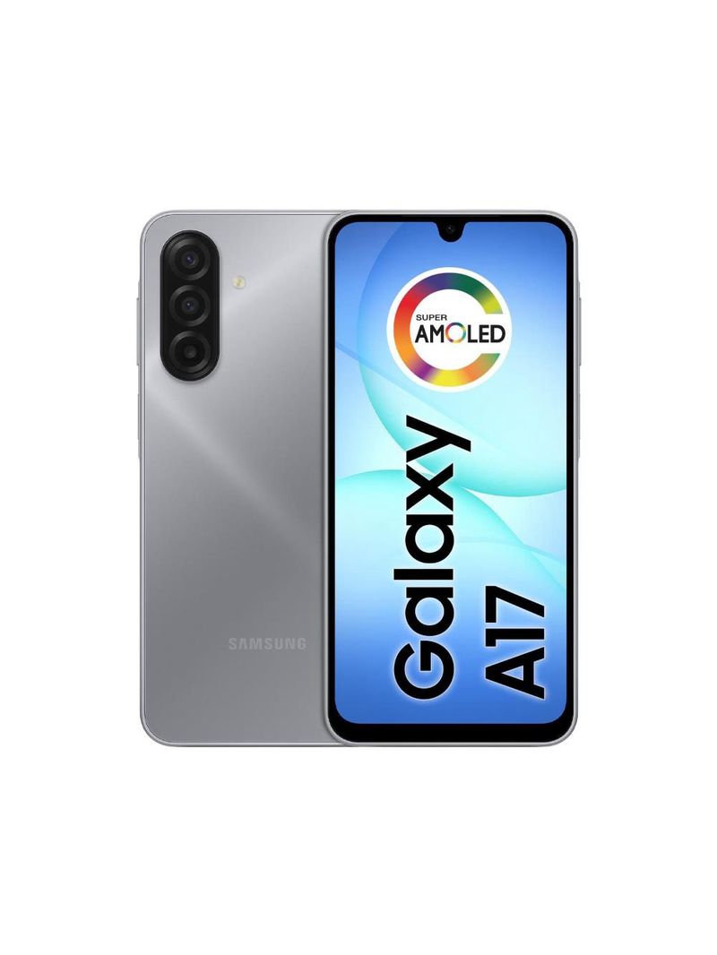 Celular samsung galaxy a17 4g tela 67" 256gb super amoled câmera tripla 50mp cinza