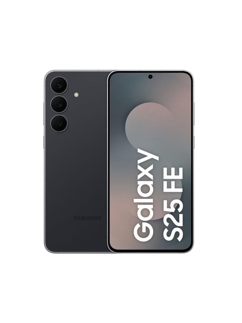 Smartphone samsung galaxy s25 fe 5g tela 6,7” amoled 128gb 8gb ram câmera 50mp jetblack