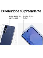 Smartphone samsung galaxy s25 fe 5g tela 6,7” amoled 128gb 8gb ram câmera 50mp jetblack