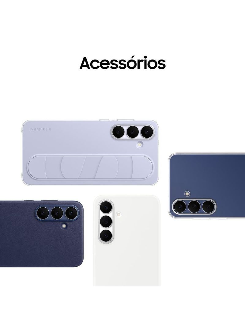 Smartphone samsung galaxy s25 fe 5g tela 6,7” amoled 128gb 8gb ram câmera 50mp jetblack