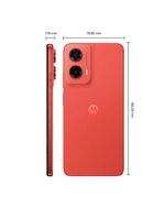 Smartphone motorola moto g35 5g coral 256gb 4gb ram + 8gb ram boost e camera 50mp com ai nfc tela 67" com superbrilho