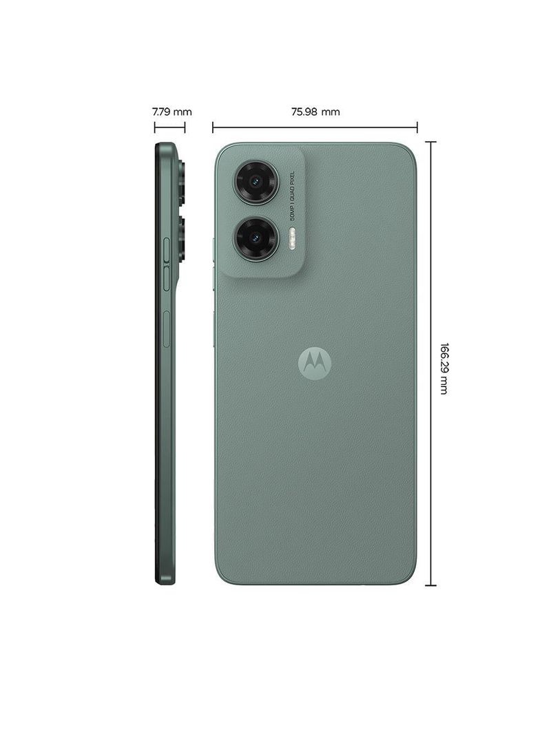 Smartphone motorola moto g35 5g cinza 256gb 4gb ram + 8gb ram boost e camera 50mp com ai nfc tela 67" com superbrilho