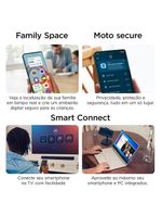 Smartphone motorola moto g35 5g cinza 256gb 4gb ram + 8gb ram boost e camera 50mp com ai nfc tela 67" com superbrilho