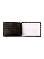 Carteira masculina de couro porta cartão suissewin preto