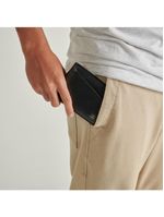 Carteira masculina de couro porta cartão suissewin preto