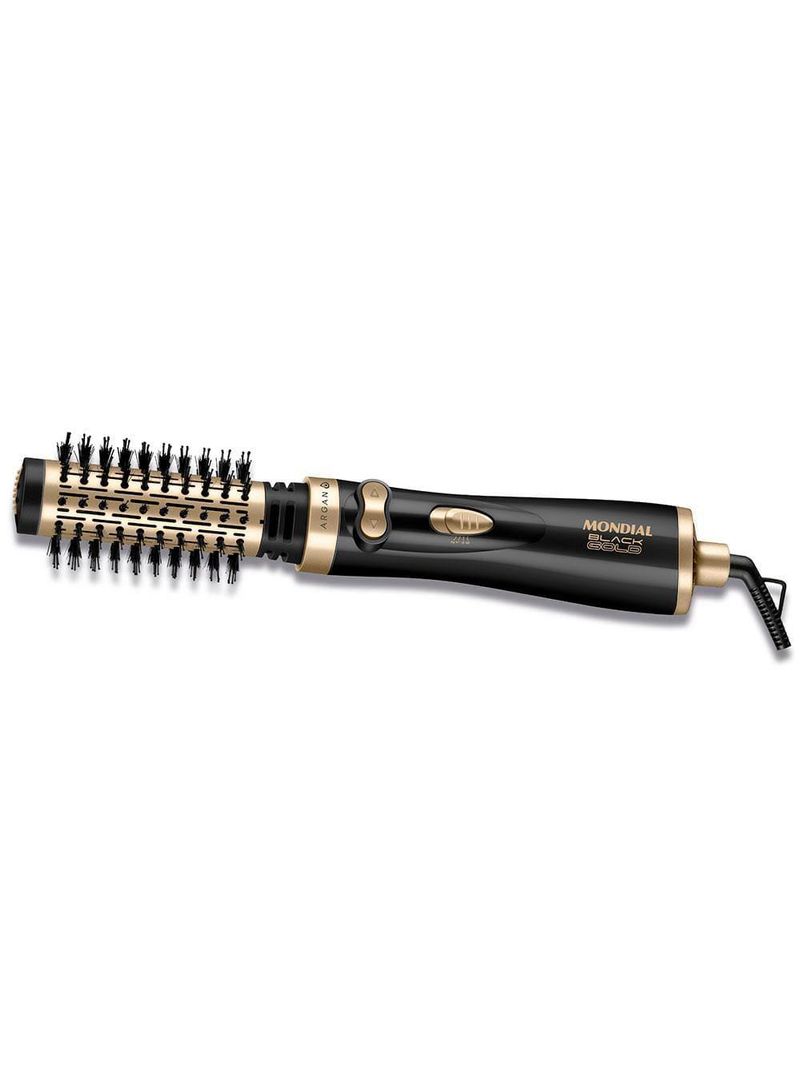Escova rotativa mondial argan er-11 1000w black gold