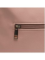 Bolsa feminina mini baú rebite nude