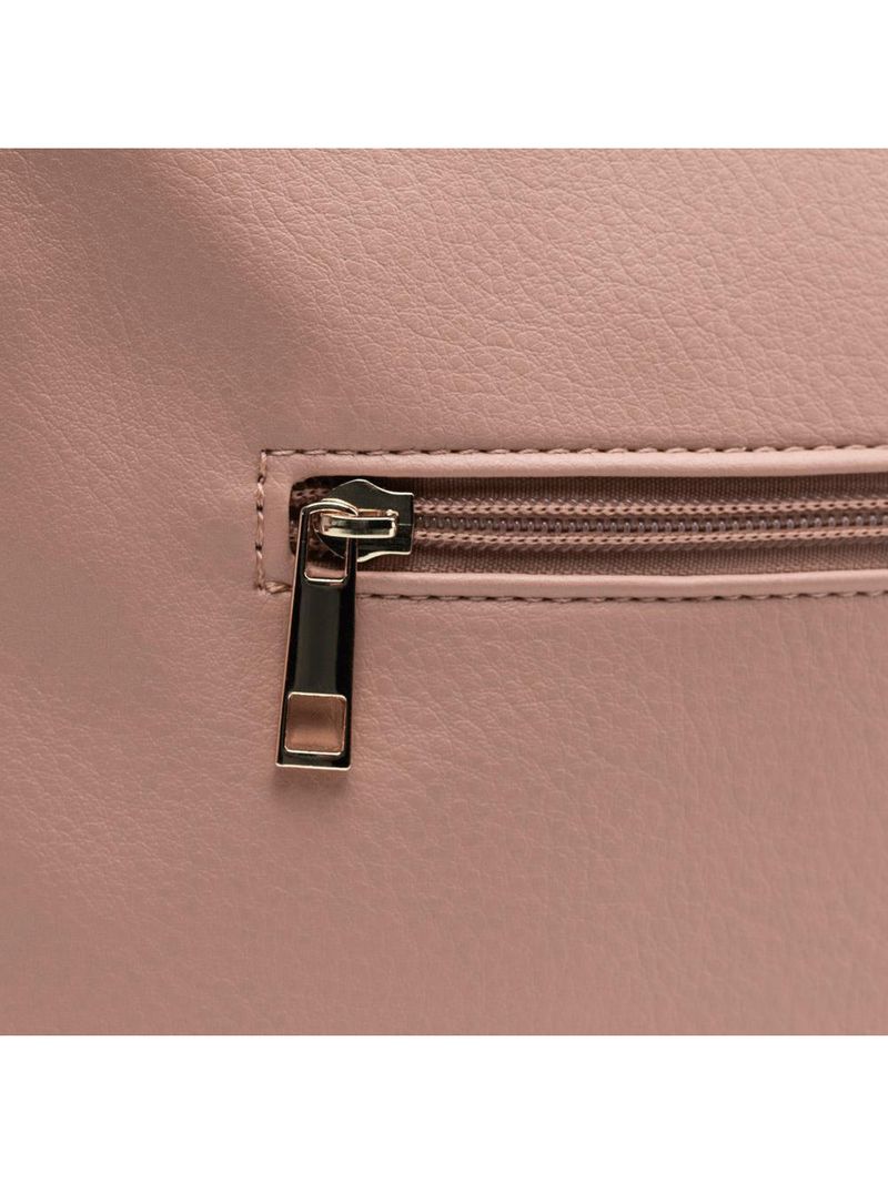 Bolsa feminina mini baú rebite nude