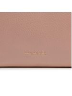 Bolsa feminina mini baú rebite nude