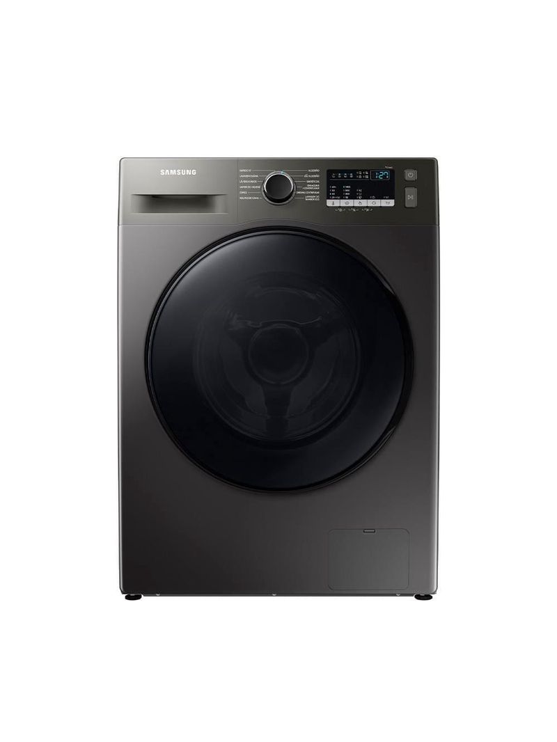 Lavadora de roupas samsung ww11t4040bxfaz com diamond drum e vapor de higiene inox - 11kg