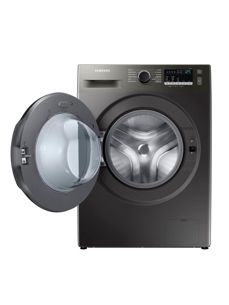Lavadora de roupas samsung ww11t4040bxfaz com diamond drum e vapor de higiene inox - 11kg