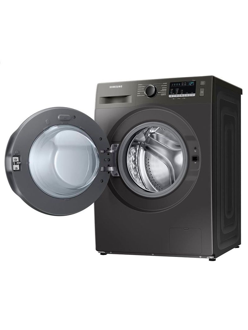 Lavadora de roupas samsung ww11t4040bxfaz com diamond drum e vapor de higiene inox - 11kg