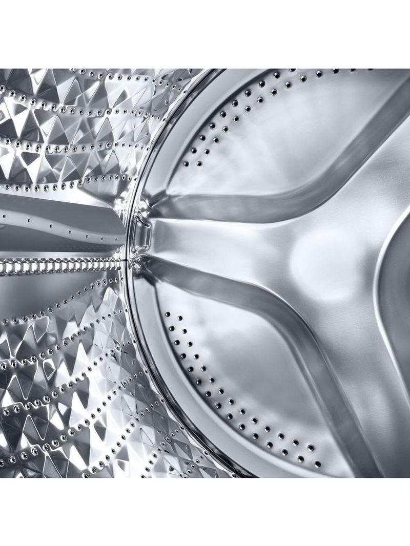 Lavadora de roupas samsung ww11t4040bxfaz com diamond drum e vapor de higiene inox - 11kg