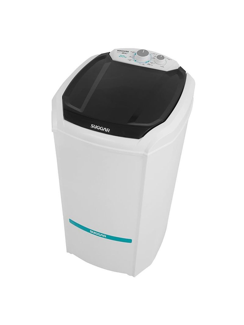 Lavadora suggar lavamax eco 20kg 6 programas de lavagem 580w branca