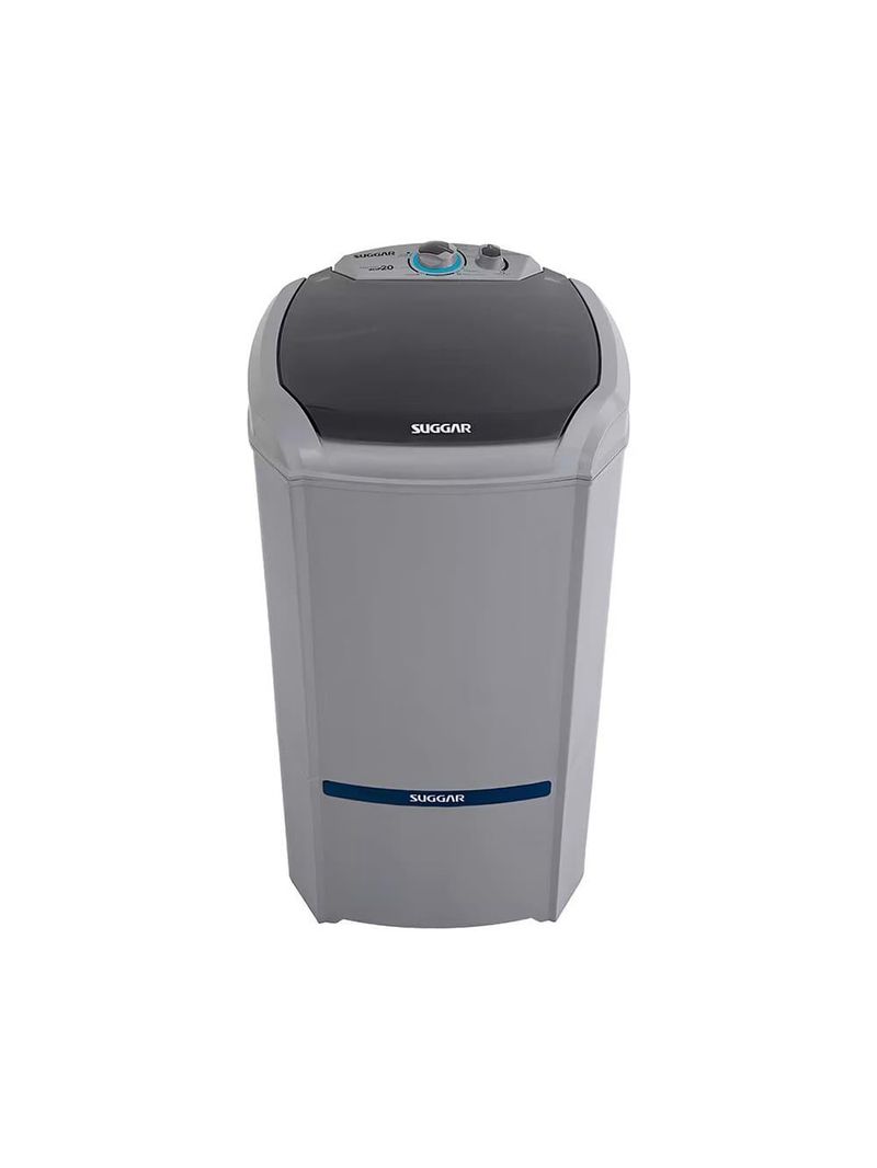 Tanquinho de roupas 20kg suggar lavamax eco le2001/2002pr com 6 programas de lavagem – prata
