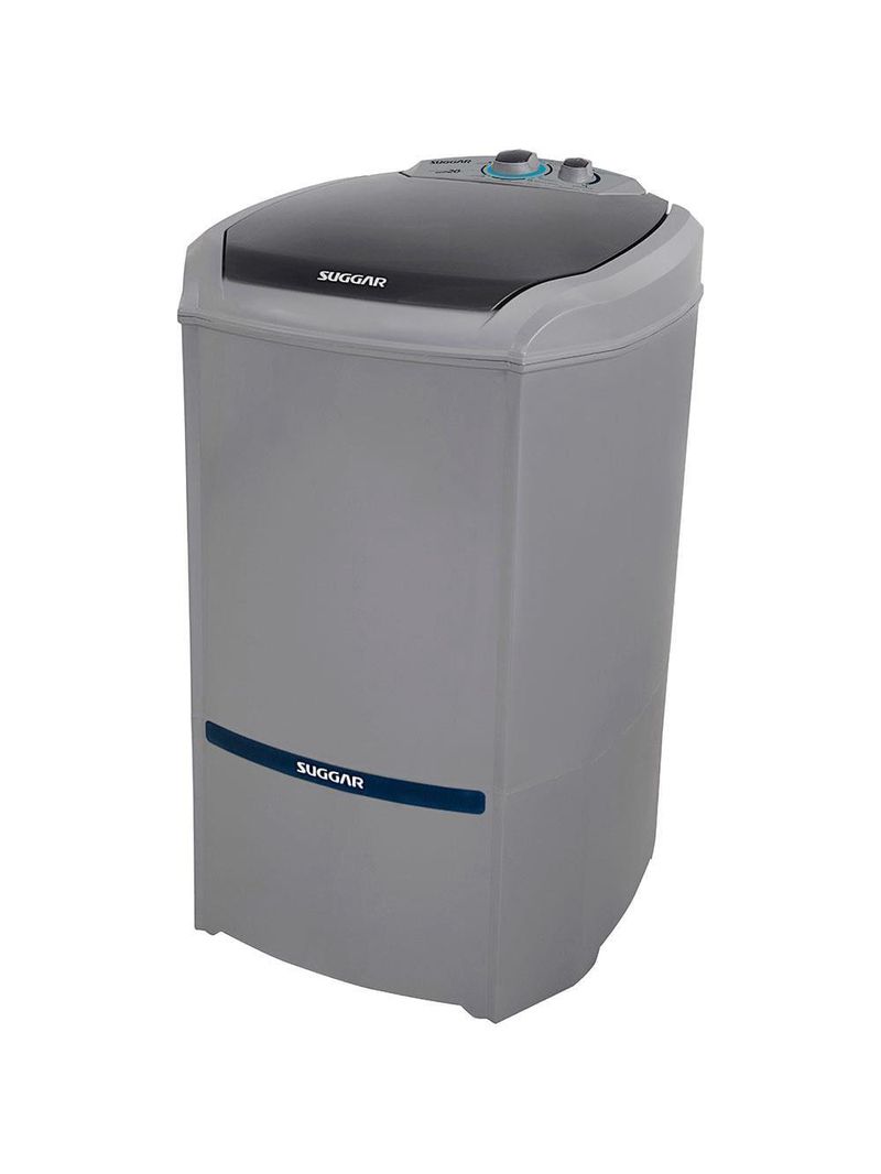 Tanquinho de roupas 20kg suggar lavamax eco le2001/2002pr com 6 programas de lavagem – prata