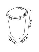 Tanquinho de roupas 20kg suggar lavamax eco le2001/2002pr com 6 programas de lavagem – prata