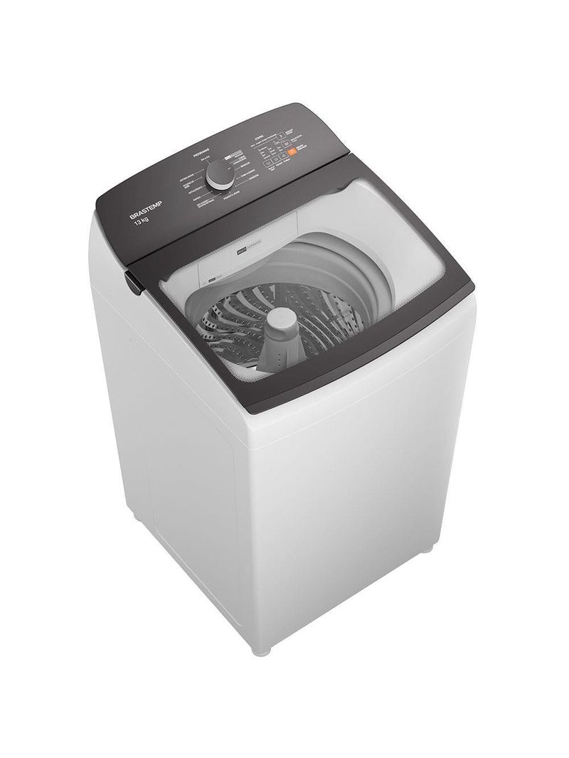 Lavadora de Roupas Brastemp BWK13AB – Branca | 13kg | Ciclo Tira Manchas Advanced | Ciclo Antibolinha