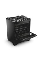 Fogão 5 bocas consul cfs5vbe com mesa de vidro e acendimento automático preto - bivolt